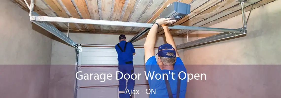 Garage Door Won't Open Ajax - ON